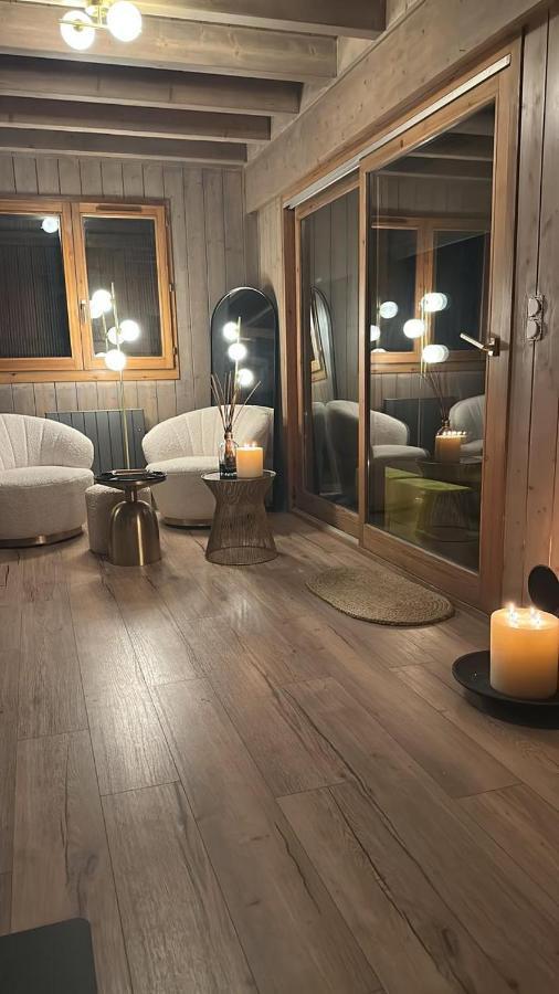 Chalet Luxueux Chatel Bagian luar foto