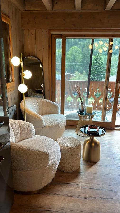 Chalet Luxueux Chatel Bagian luar foto