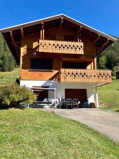 Chalet Luxueux Chatel Bagian luar foto