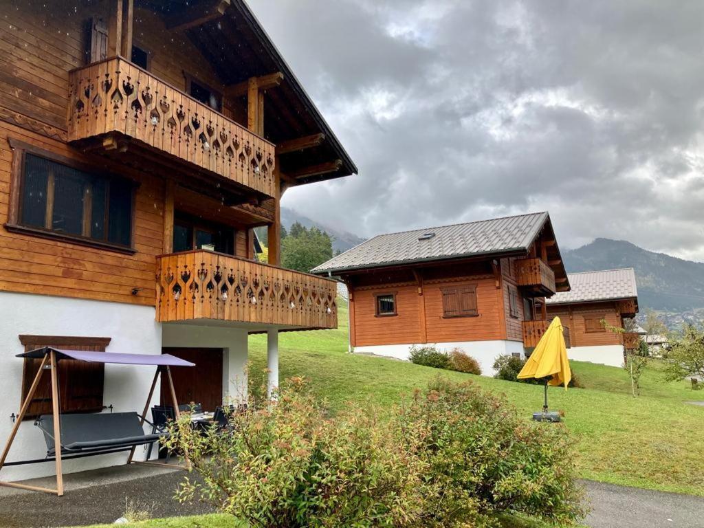 Chalet Luxueux Chatel Bagian luar foto